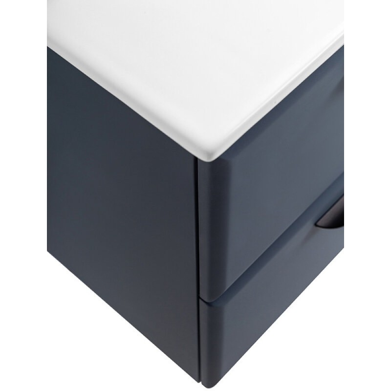 Тумба под раковину Cezares Eco-CER-800-2C-SO-GR-P, 80 см, подвесная, grafito