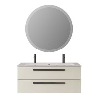 Тумба под раковину Cezares Eco-Cer-N-1200-2C-SO-AS-P, 120 см, подвесная, альпака брашированная