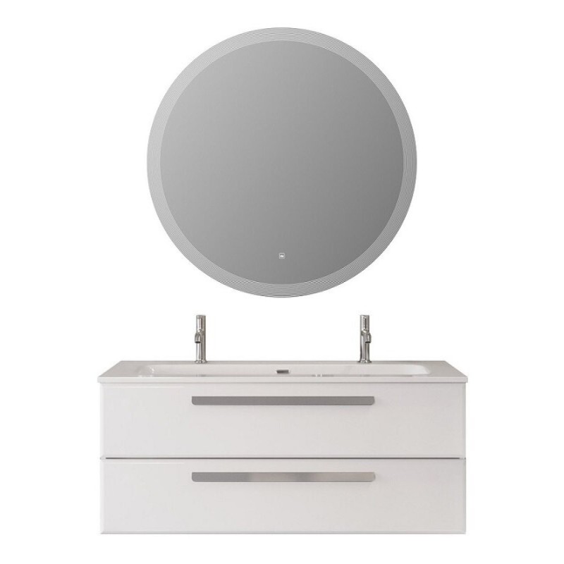 Тумба под раковину Cezares Eco-Cer-N-1200-2C-SO-BL, 120 см, подвесная, Bianco Lucido