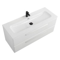 Тумба под раковину Cezares Eco-Cer-N-1200-2C-SO-BL, 120 см, подвесная, Bianco Lucido
