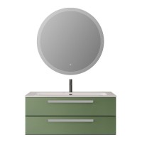 Тумба под раковину Cezares Eco-Cer-N-1200-2C-SO-PS-P, 120 см, подвесная, фисташковый софт