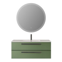 Тумба под раковину Cezares Eco-Cer-N-1200-2C-SO-PS-P, 120 см, подвесная, фисташковый софт