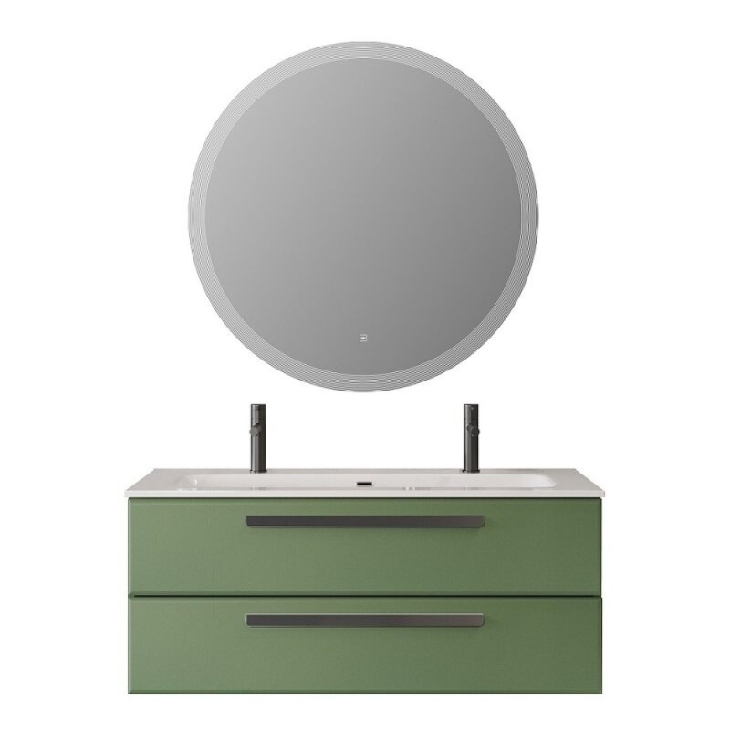 Тумба под раковину Cezares Eco-Cer-N-1200-2C-SO-PS-P, 120 см, подвесная, фисташковый софт