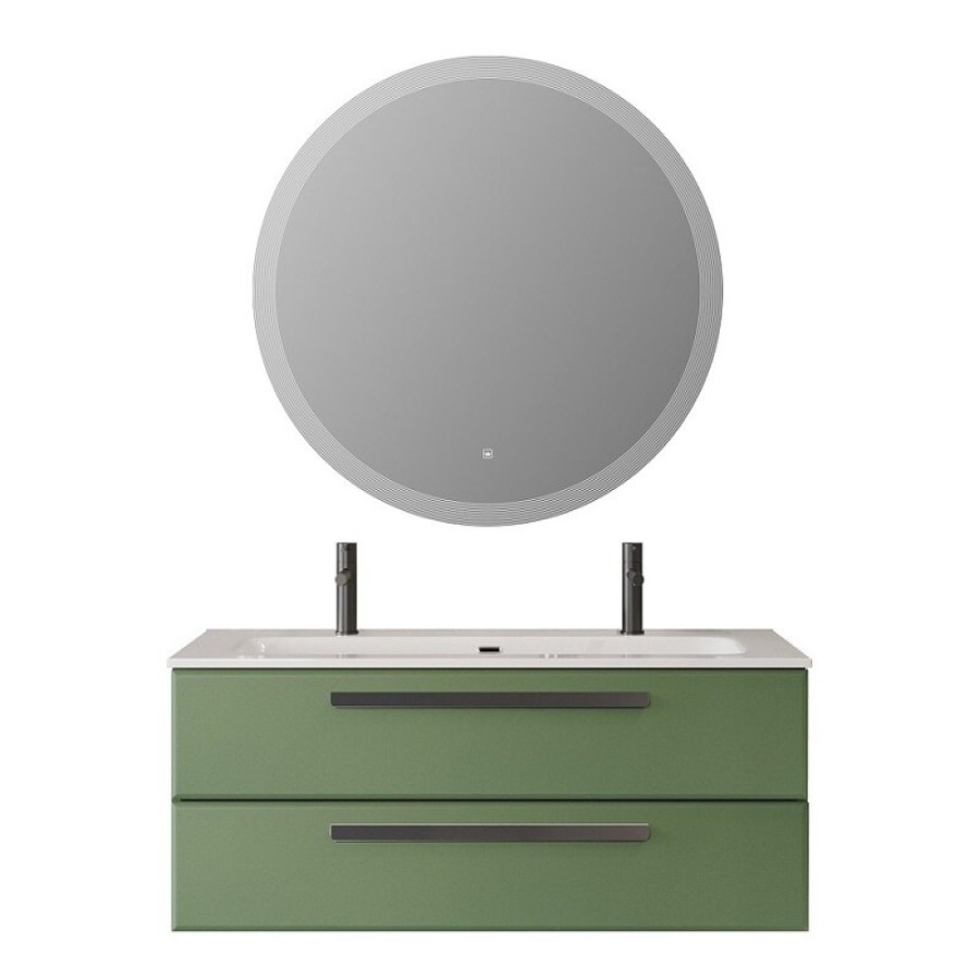 Тумба под раковину Cezares Eco-Cer-N-1200-2C-SO-PS-P, 120 см, подвесная, фисташковый софт
