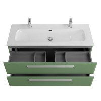 Тумба под раковину Cezares Eco-Cer-N-1200-2C-SO-PS-P, 120 см, подвесная, фисташковый софт