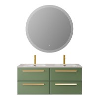 Тумба под раковину Cezares Eco-Cer-N-1200-4C-SO-2-PS-P, 120 см, подвесная, фисташковый софт