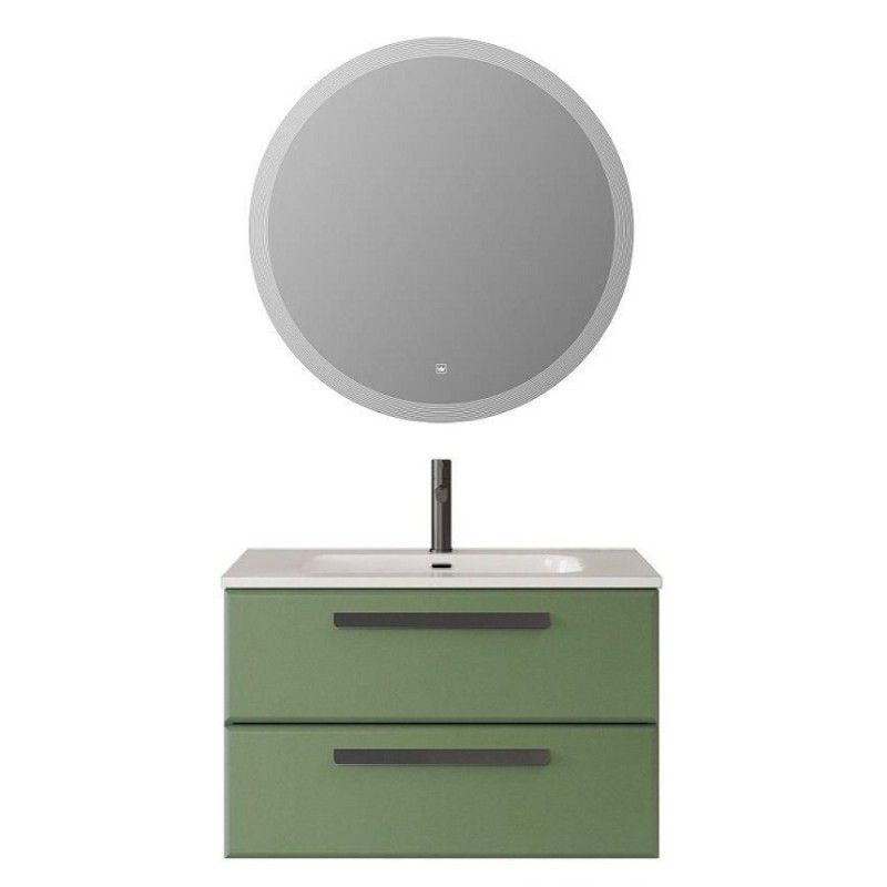 Тумба под раковину Cezares Eco-Cer-N-800-2C-SO-PS-P, 80 см, подвесная, фисташковый софт