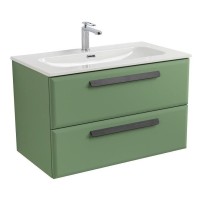 Тумба под раковину Cezares Eco-Cer-N-800-2C-SO-PS-P, 80 см, подвесная, фисташковый софт