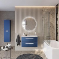 Тумба под раковину Cezares Eco-Cer-N-800-2C-SO-SPF-P, 80 см, подвесная, Sapfiro