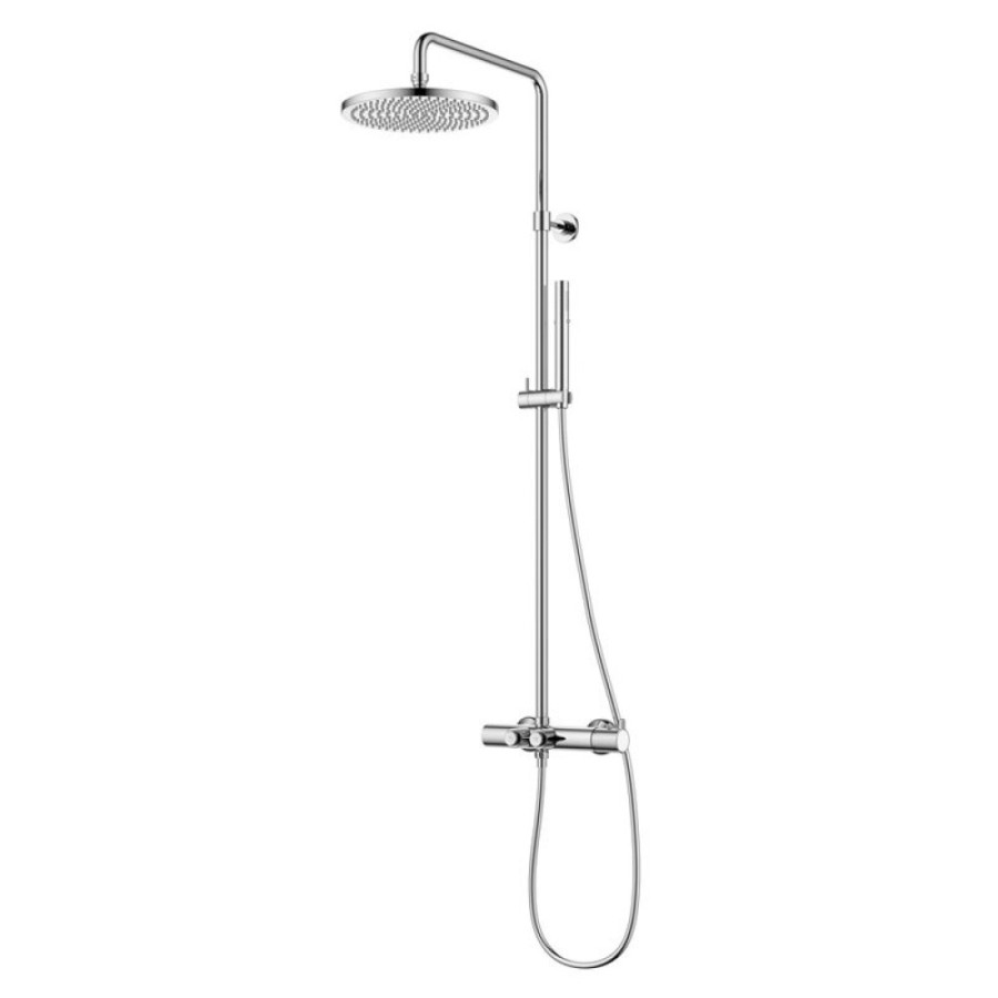 Душевая система Cezares Eco, с термостатическим смесителем, хром, ECO-CVD-T-01