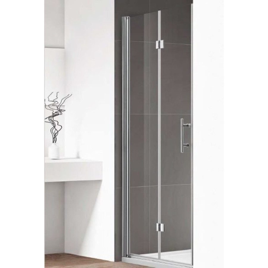 Душевая дверь Cezares Eco-O-BS-12-80-C-Cr 80x195 см конструкция складная