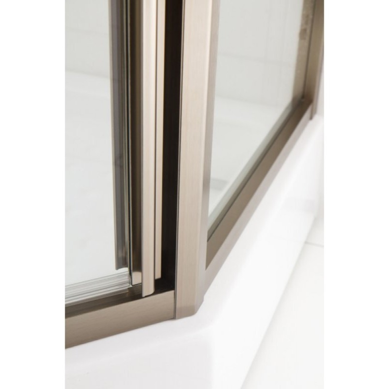 Душевой уголок Cezares ECO-O-P-1-90-C-Br, 90 х 90 х 195 см, стекло прозрачное