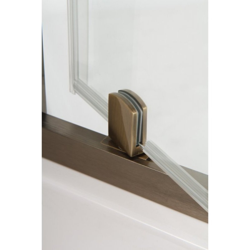 Душевой уголок Cezares ECO-O-P-1-90-C-Br, 90 х 90 х 195 см, стекло прозрачное