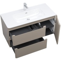 Тумба с раковиной Iddis Edifice EDI10C0i95K, 100 см, подвесная, капучино