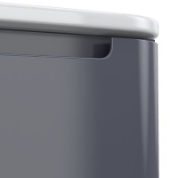 Тумба с раковиной Iddis Edifice EDI10D0i95K, 100 см, подвесная, темно-серый