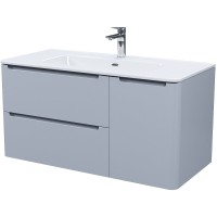 Тумба с раковиной Iddis Edifice EDI10L0i95K, 100 см, подвесная, светло-серый