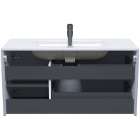 Тумба с раковиной Iddis Edifice EDI10L0i95K, 100 см, подвесная, светло-серый