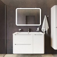 Тумба под раковину Iddis Edifice 100 см подвесная, белый, EDI10W1i95