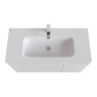 Тумба с раковиной Iddis Edifice 100 EDI10W1i95K подвесная, белая