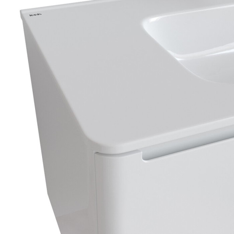 Тумба с раковиной Iddis Edifice 100 EDI10W1i95K подвесная, белая