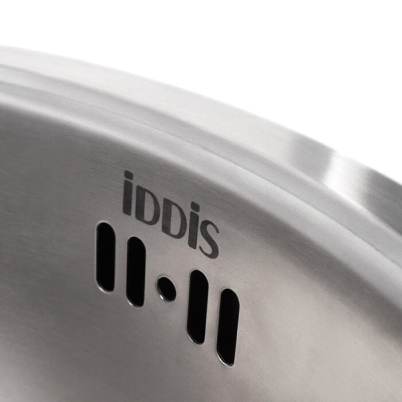 Кухонная мойка Iddis Edifice EDI42P0i77, 42.5 см, нержавеющая сталь, хром