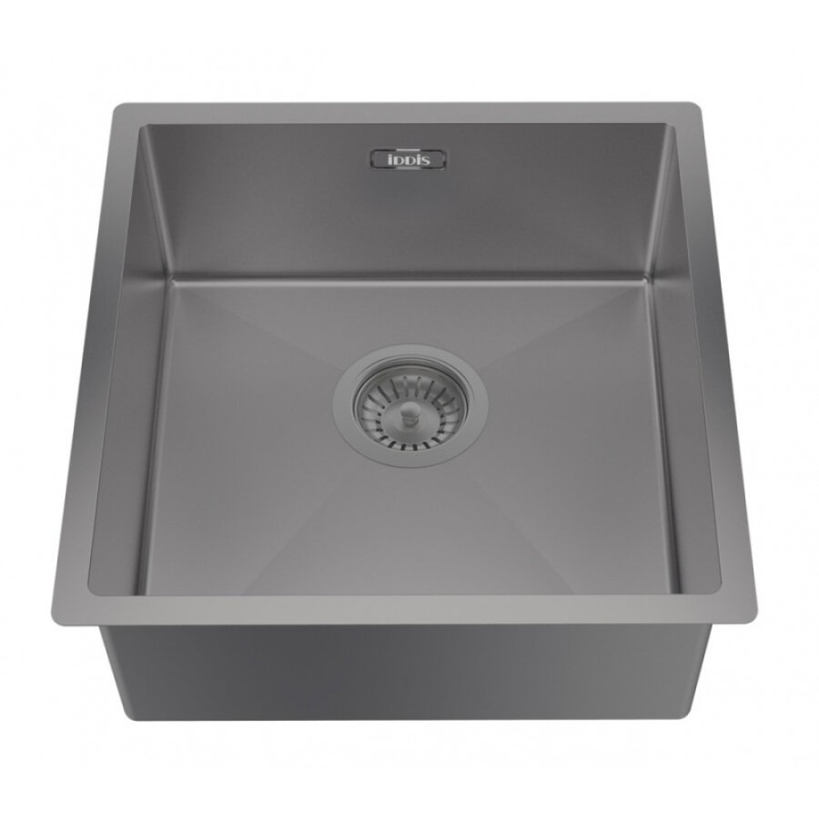 Мойка кухонная Iddis Edifice EDI44G0i77 44 см, 1 чаша, графит