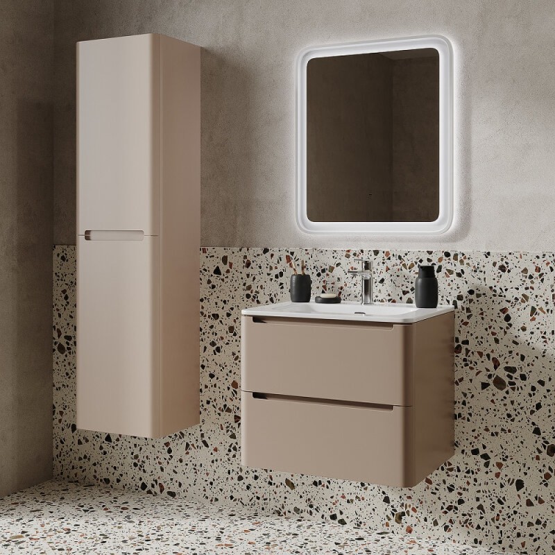 Тумба с раковиной Iddis Edifice EDI60C0i95K, 60 см, подвесная, капучино