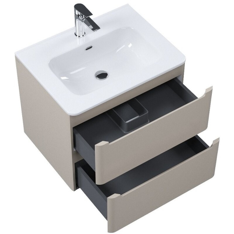 Тумба с раковиной Iddis Edifice EDI60C0i95K, 60 см, подвесная, капучино