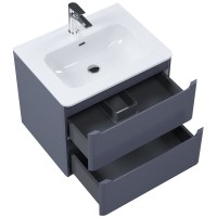 Тумба с раковиной Iddis Edifice EDI60D0i95K, 60 см, подвесная, темно-серый