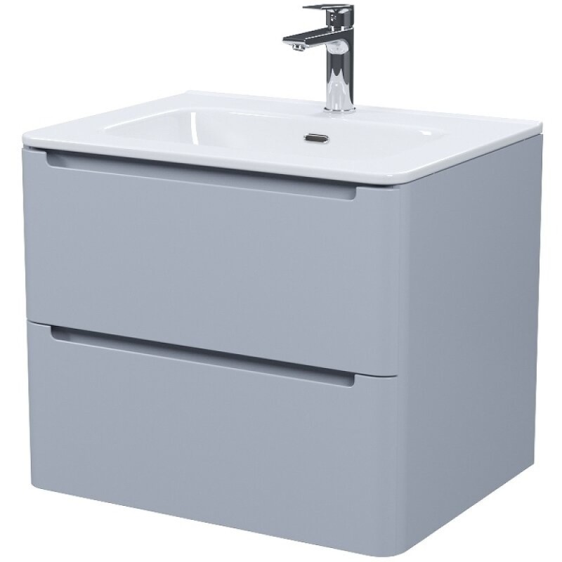 Тумба с раковиной Iddis Edifice EDI60L0i95K, 60 см, подвесная, светло-серый