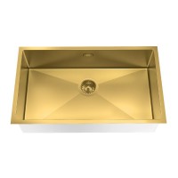 Мойка кухонная Iddis Edifice EDI74B0i77 74 см, 1 чаша, золото матовое