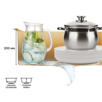 Мойка кухонная Iddis Edifice EDI74B0i77 74 см, 1 чаша, золото матовое