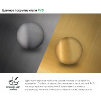 Мойка кухонная Iddis Edifice EDI74G0i77 74 см, 1 чаша, графит