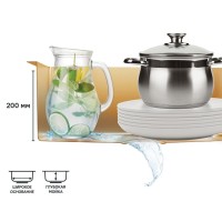 Мойка кухонная Iddis Edifice EDI75B2i77 74.5 см, 2 чаши, золото матовое