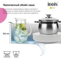 Мойка кухонная Iddis Edifice EDI75S2i77 74.5 см, 2 чаши, сатин