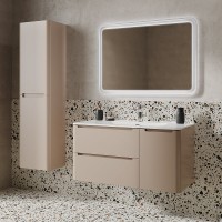 Тумба с раковиной Iddis Edifice EDI80C0i95K, 80 см, подвесная, капучино