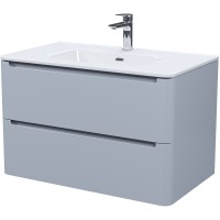 Тумба с раковиной Iddis Edifice EDI80L0i95K, 80 см, подвесная, светло-серый