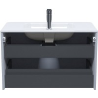 Тумба с раковиной Iddis Edifice EDI80L0i95K, 80 см, подвесная, светло-серый
