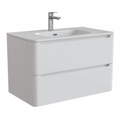 Тумба c раковиной Iddis Edifice 80 см подвесная, белый, EDI80W0i95K
