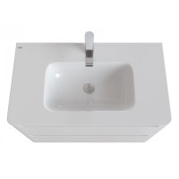Тумба c раковиной Iddis Edifice 80 см подвесная, белый, EDI80W0i95K