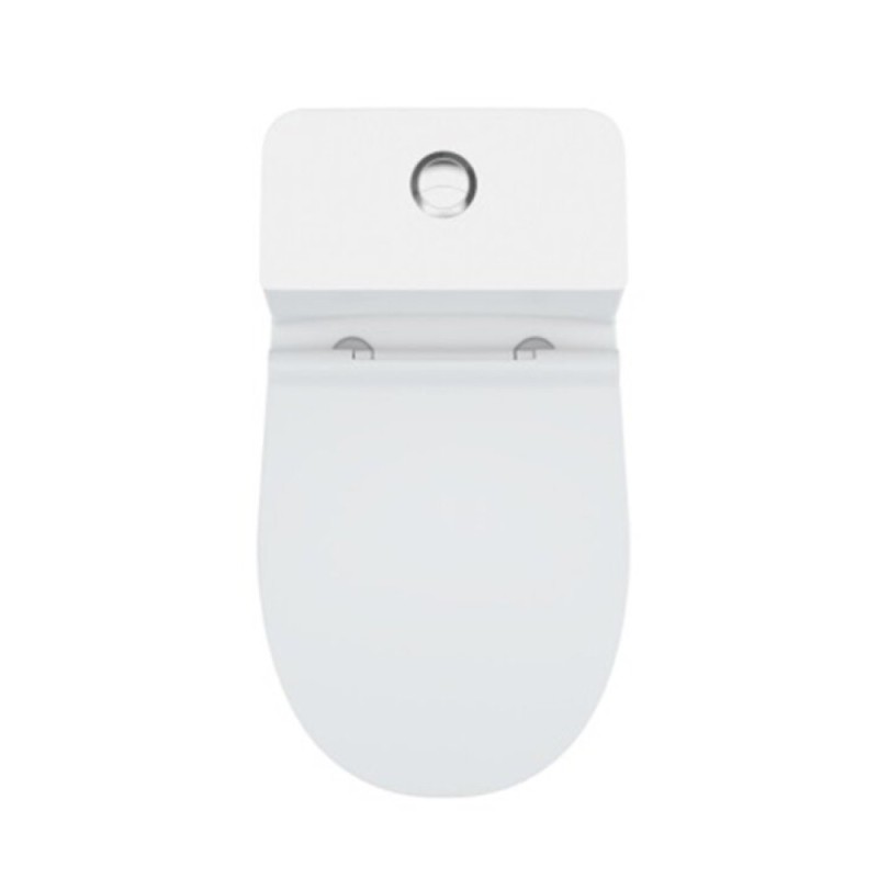 Напольный унитаз Iddis Edifice Rimless EDIRDSEi24 37.3 x 66.6 x 81.4 см, безободковый, с сиденьем Soft Close