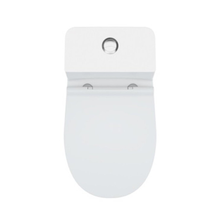 Напольный унитаз Iddis Edifice Rimless EDIRDSEi24 37.3 x 66.6 x 81.4 см, безободковый, с сиденьем Soft Close