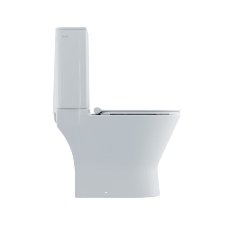 Напольный унитаз Iddis Edifice Rimless EDIRDSEi24 37.3 x 66.6 x 81.4 см, безободковый, с сиденьем Soft Close