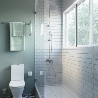 Смеситель Iddis Edifice EDISB3Fi06 с верхнем душем, хром