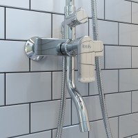 Смеситель Iddis Edifice EDISB3Fi06 с верхнем душем, хром