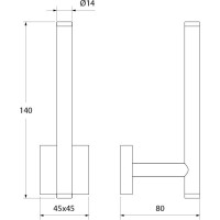 Держатель для запасных рулонов Iddis Edifice (EDISBS0i43)
