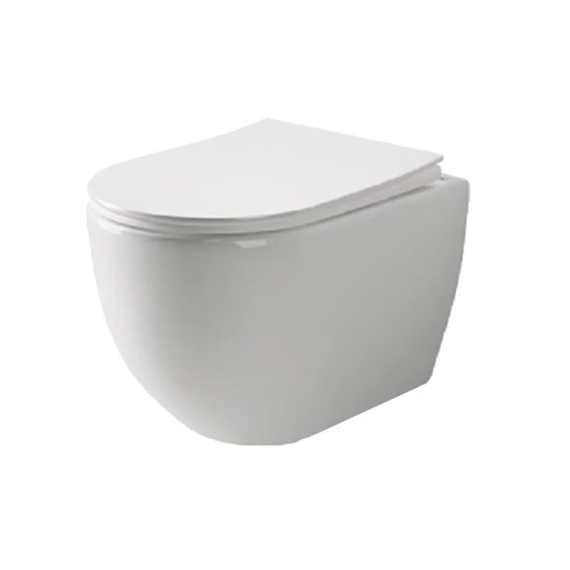Инсталляция Elsen с безободковым унитазом Ceramicanova Mia Rimless сиденье микролифт, EIN500.1120/CN1805, сантехфарфор