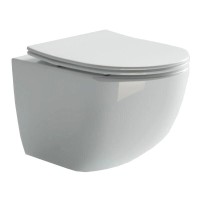Инсталляция Elsen с безободковым унитазом Ceramicanova Forma Rimless, сиденье микролифт, EIN500.1120/CN3009, сантехфарфор