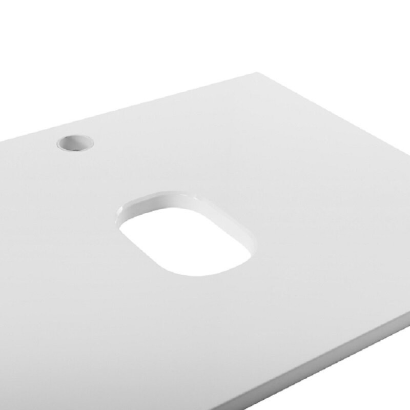 Столешница BelBagno 120 см, МДФ, цвет Bianco Lucido, EK-120-2-BL