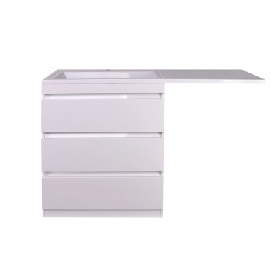 Тумба под раковину Style Line Даллас 150 СС-00002305 Белый глянец
